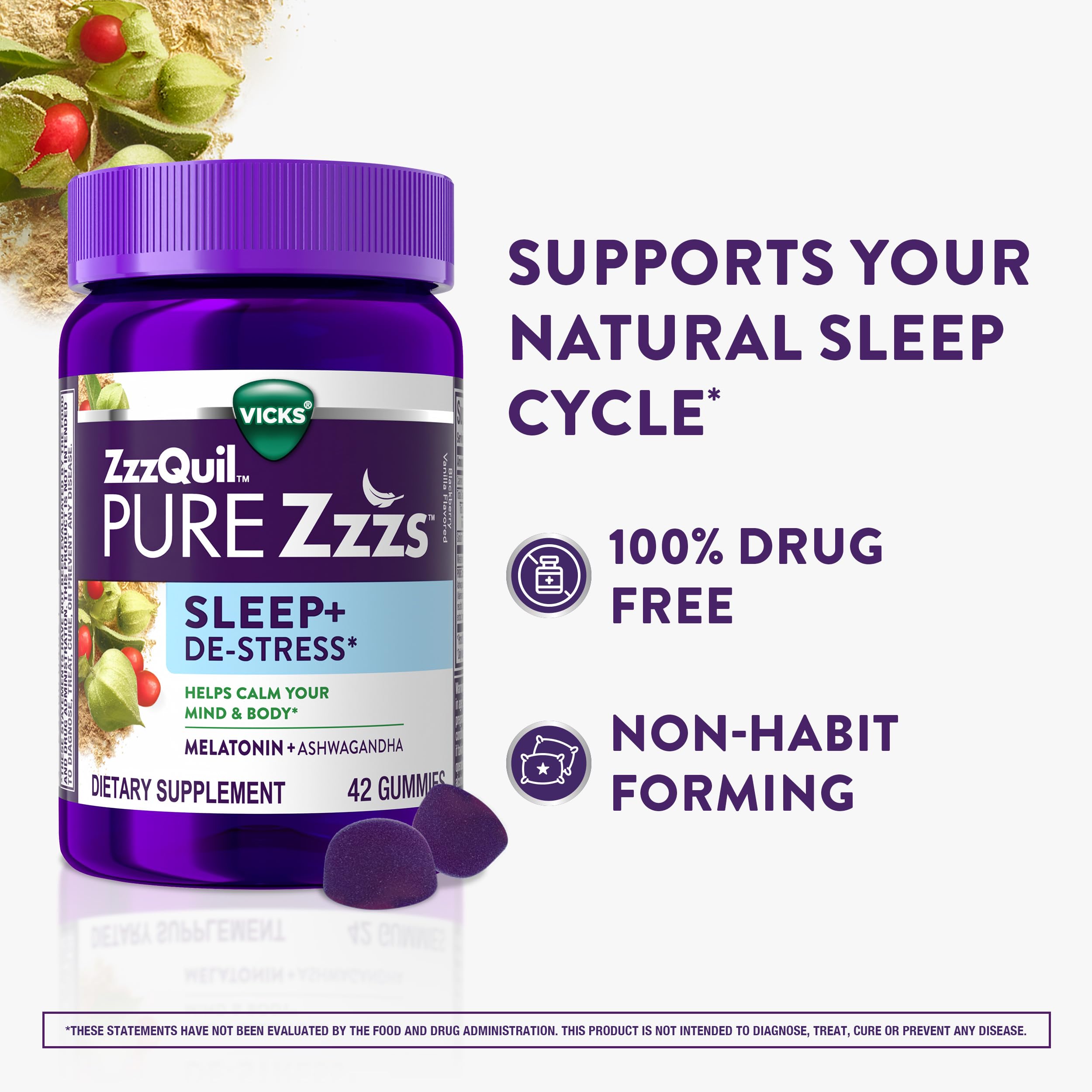 ZzzQuil use nocturno en cama, transmite calma antes de dormir